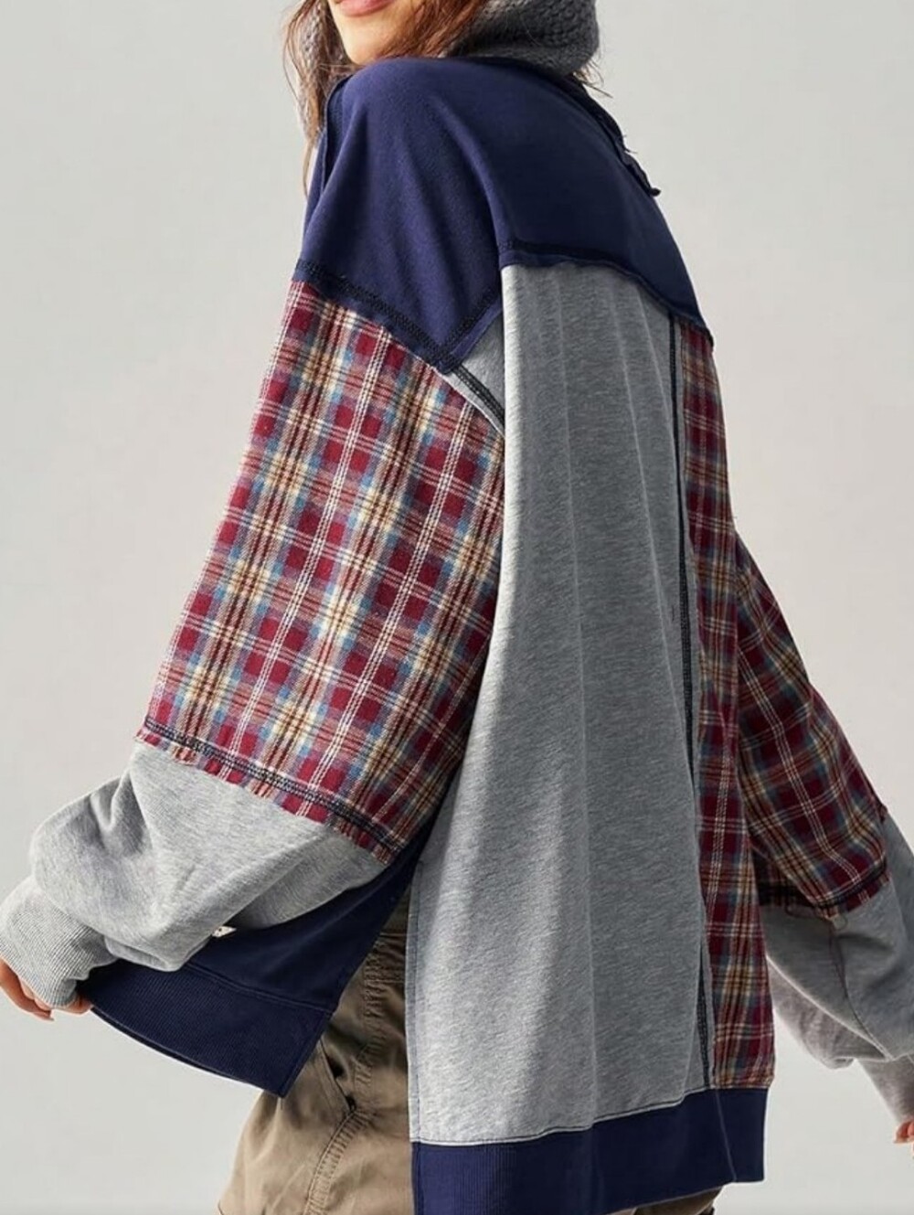 Patchwork Sweatshirt - Picture 4 of 6